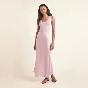 NWT Favorite Daughter Anthropologie The Favorite Skirt Slip Bias Pastel Lavender